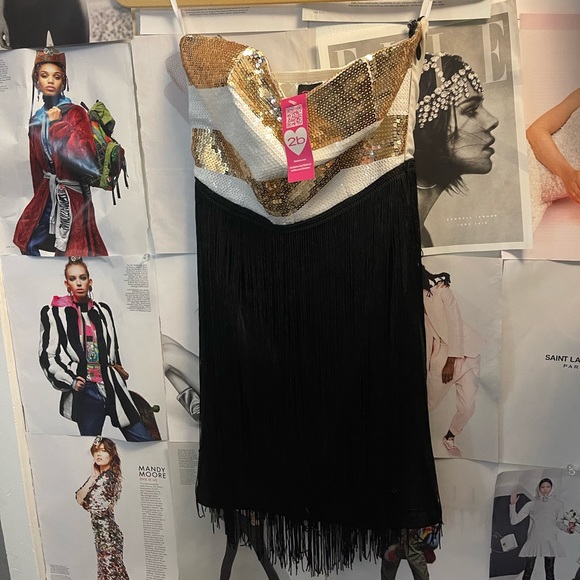 Sequin Mini Dress 2b by BEbE Size XS/0 - Picture 8 of 11